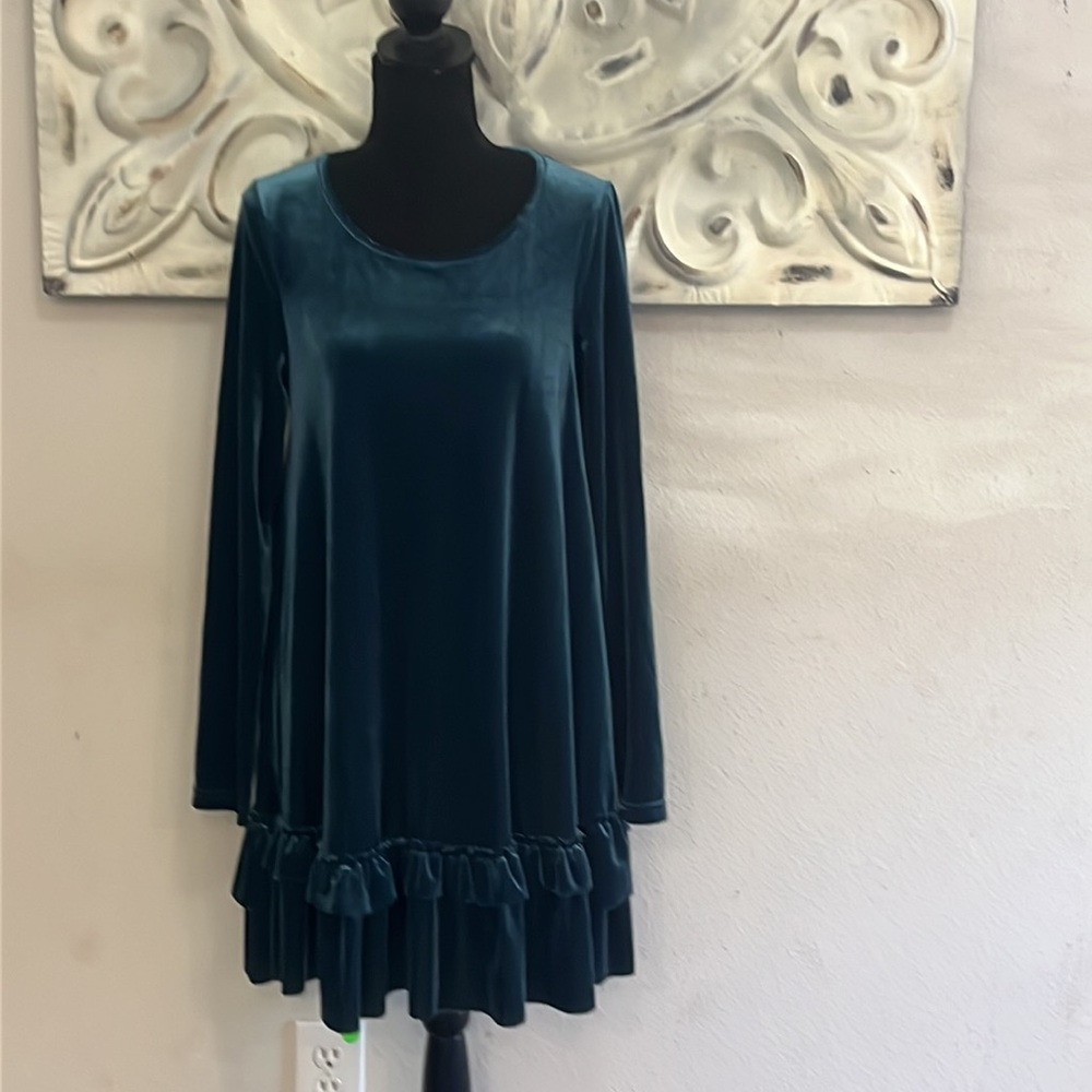 NWT easel velvet dress